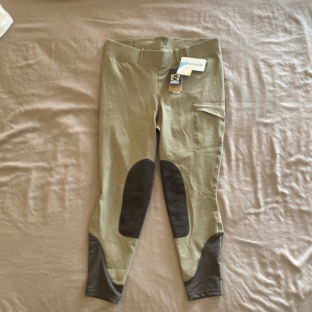Noble Outfitters English Balance Riding Tight breech XL Ultra suede knee patches